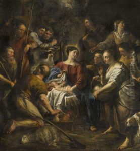 Aanbidding door de herders