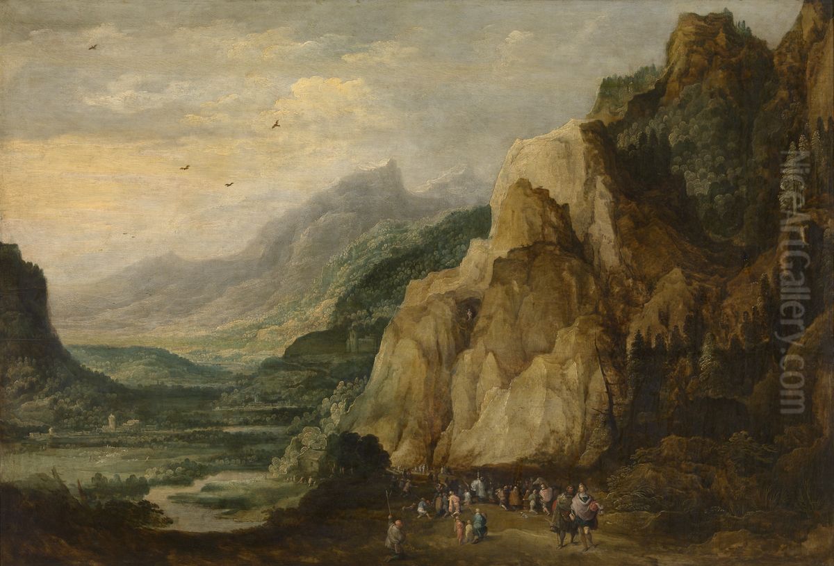 Wonderbare redding van Maximiliaan I van Oostenrijk Oil Painting by Frans Francken the Younger