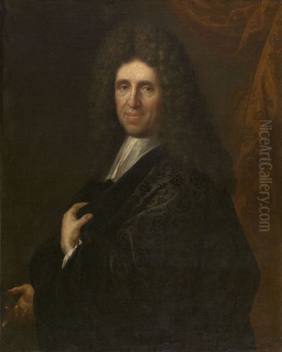 Gregorius Martens, Mayor of Antwerp and Dean of the Guild of Saint Luke Oil Painting by Jacob Denys