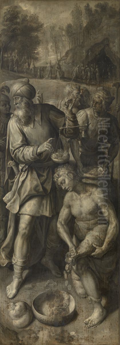 16) Oil Painting by Maerten De Vos