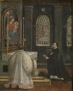 St. Didacus in prayer