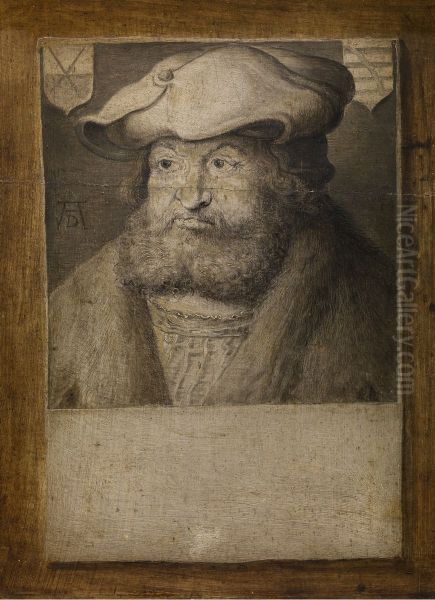 De Saksische keurvorst Frederik III Oil Painting by Albrecht Durer