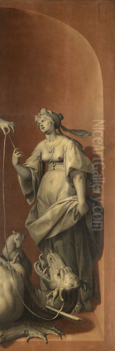 Saint Margaret Oil Painting by Ambrosius Francken I