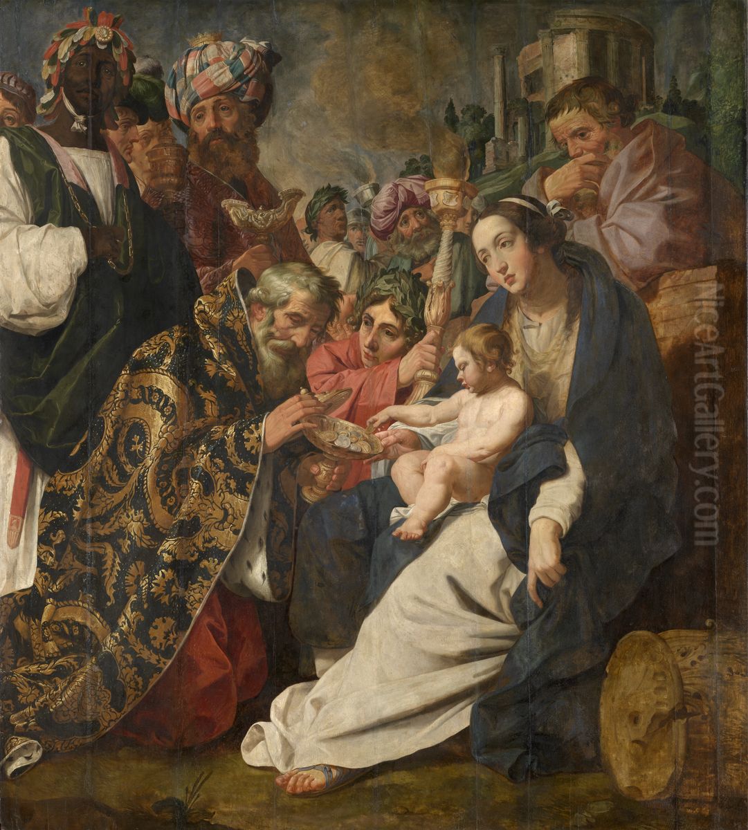 1-12) Oil Painting by Abraham Janssens I
