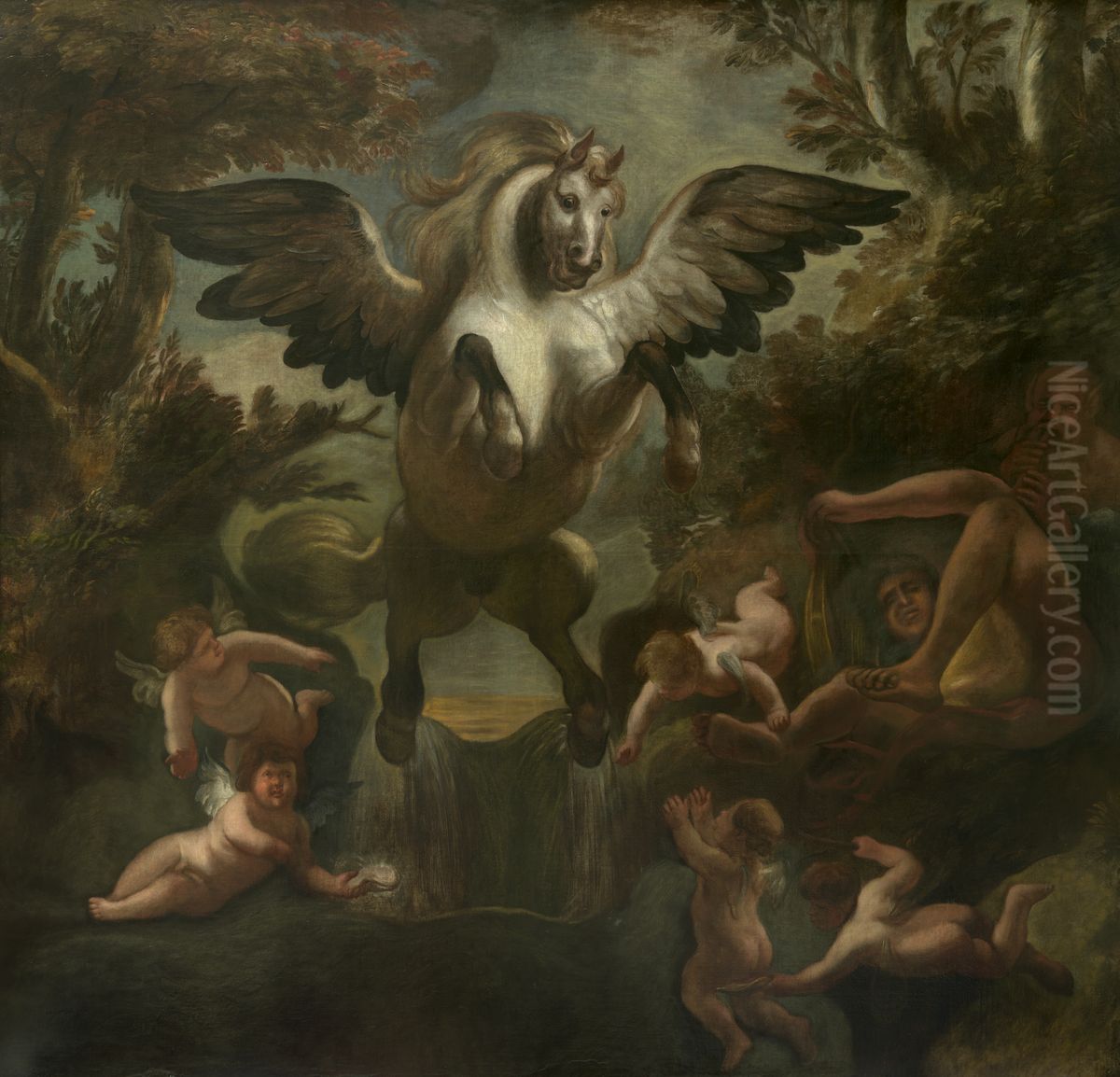 Pegasus Oil Painting by Jacob Jordaens