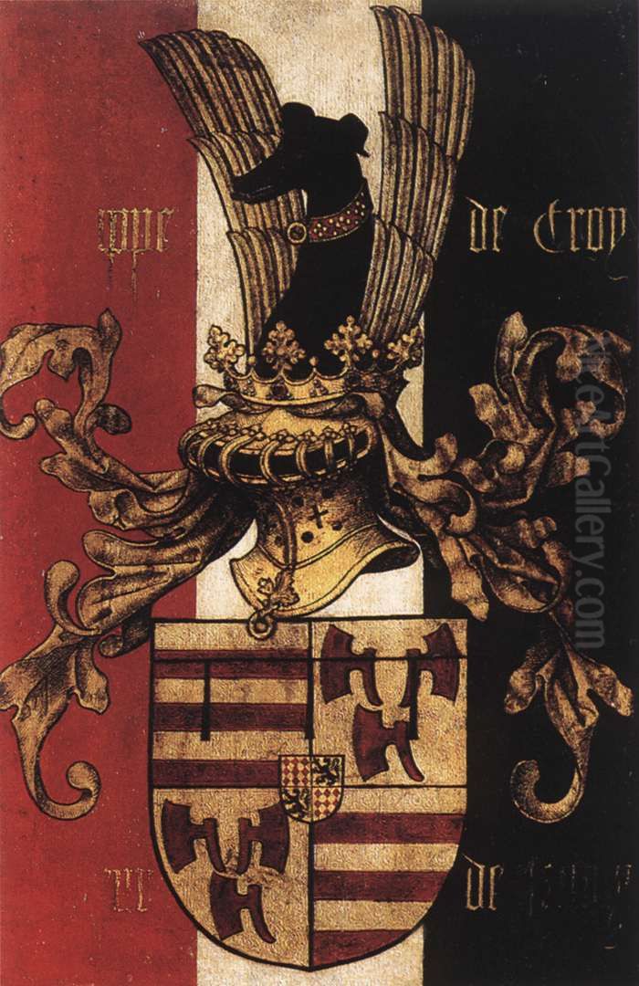 Portrait Diptych of Philippe de Croy (reverse side) Oil Painting by Rogier van der Weyden