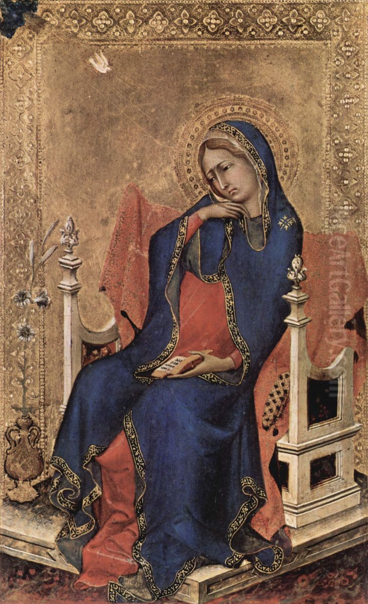 Maria der Verkundigung Oil Painting by Simone Martini Maria der Verkundigung Oil Painting by Simone Martini