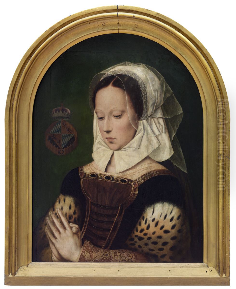 Woman at Prayers Oil Painting by Ambrosius Benson