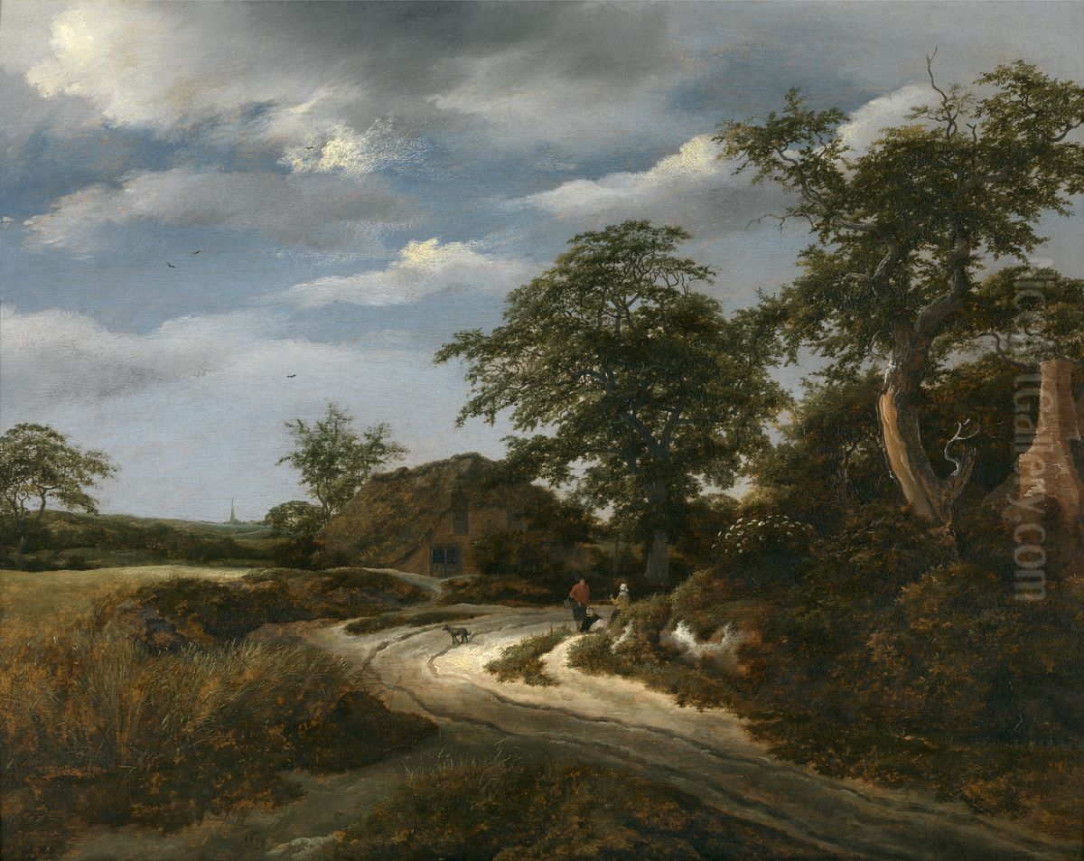 Landschap Oil Painting by Jacob Van Ruisdael