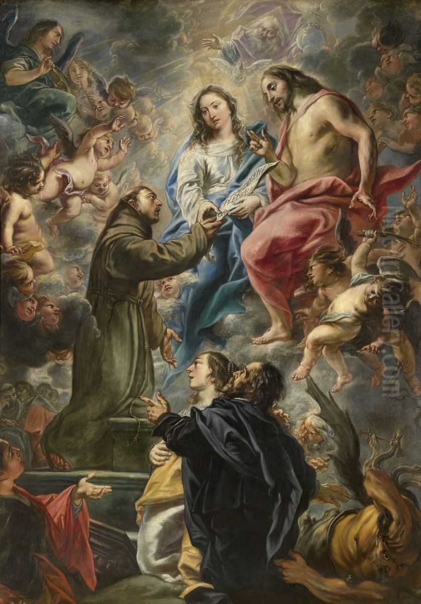 Portiuncula Oil Painting by Cornelis Schut
