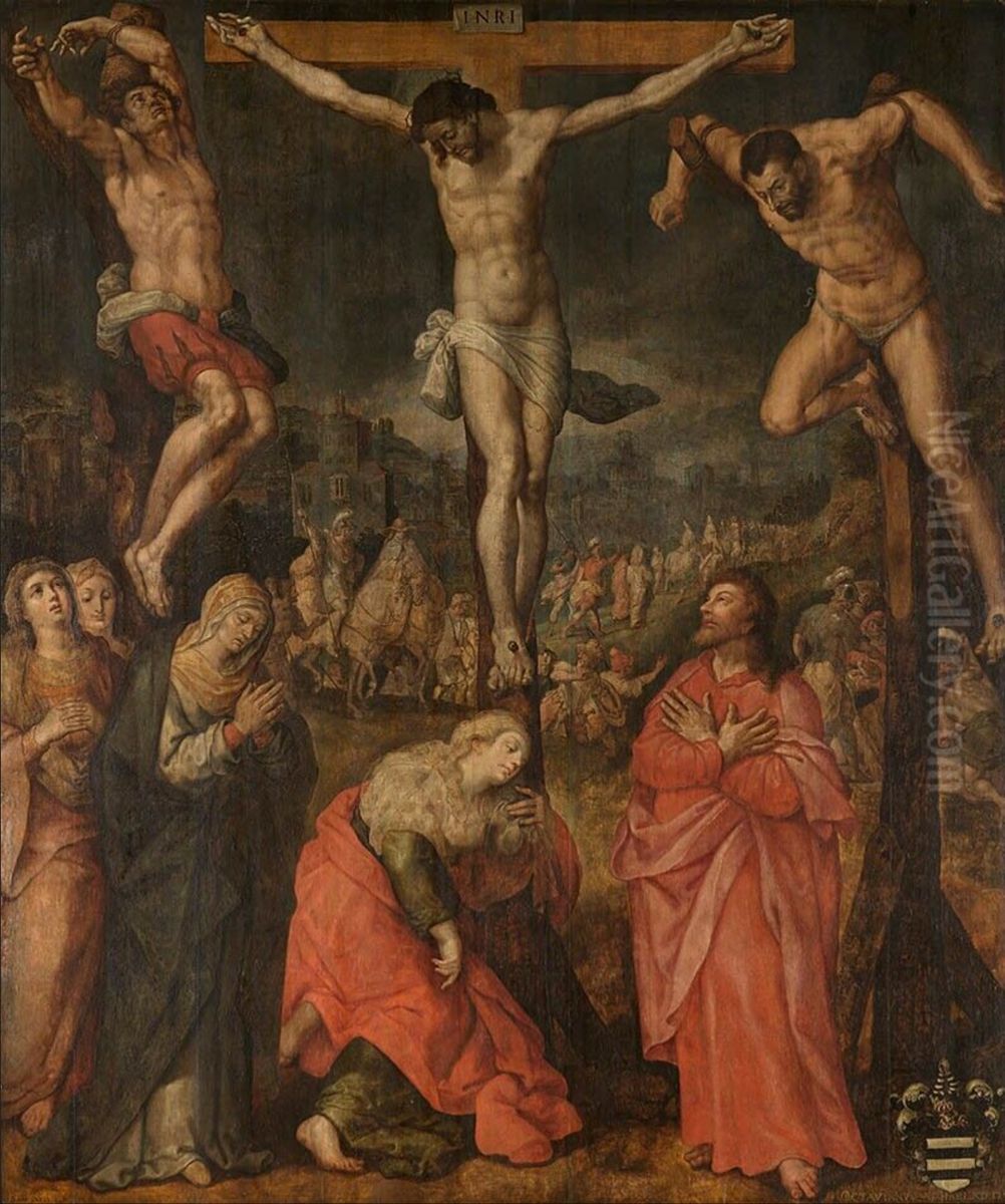 Crucifixion Oil Painting by Jan Snellinck