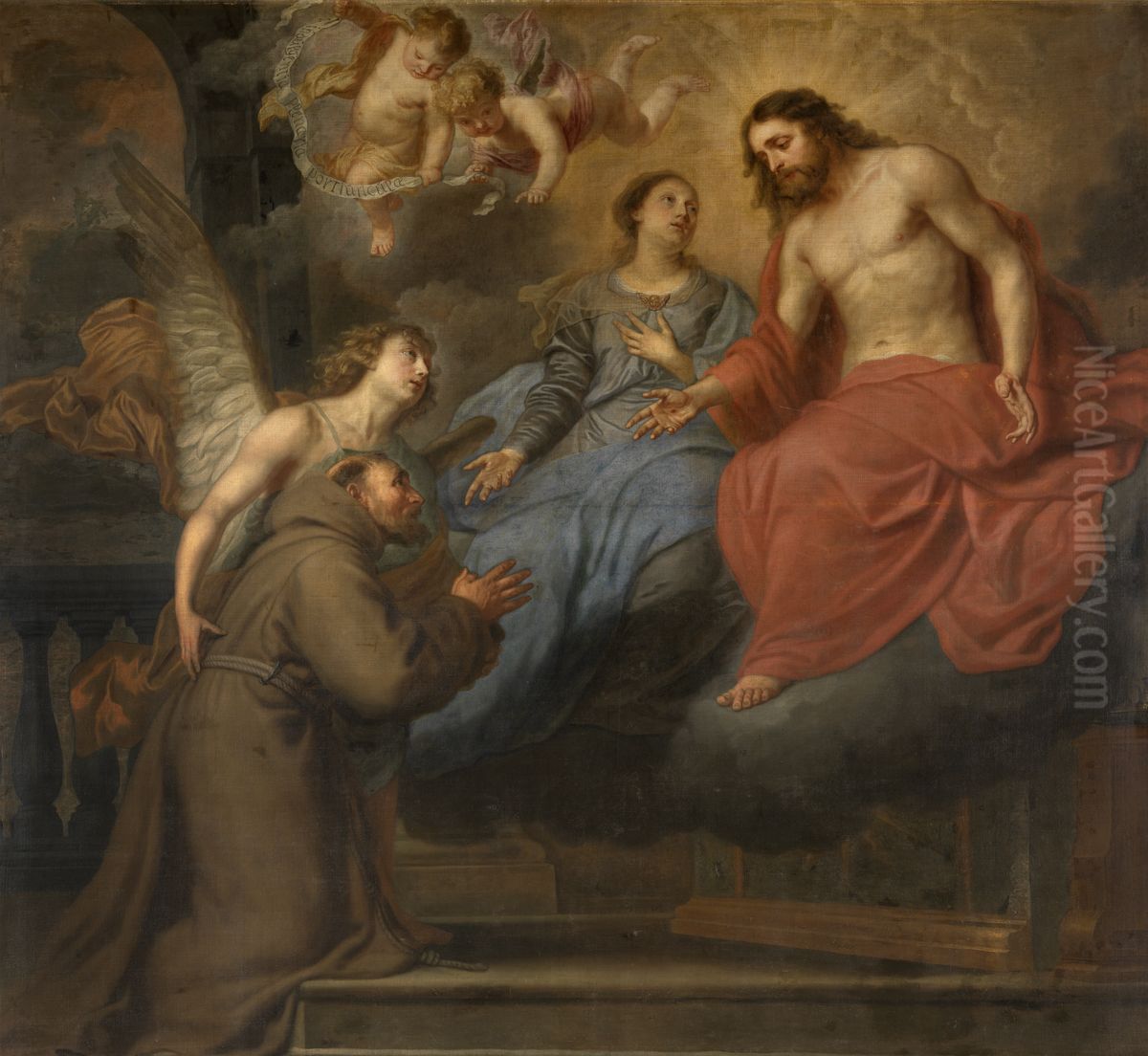 Portiuncula Oil Painting by Pieter Thijs