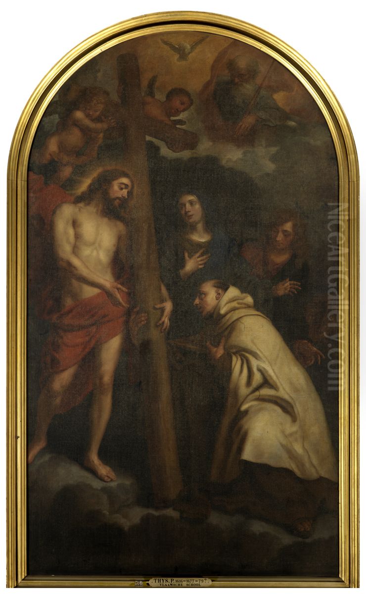 Vision of Saint John of the Cross Oil Painting by Pieter Thijs