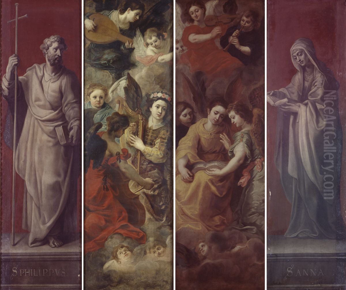 Concert of angels Oil Painting by Hendrick van Balen the Elder