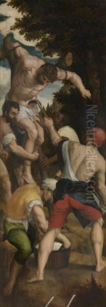 Episode from the martyrdom of St George Oil Painting by Michiel Coxie Episode from the martyrdom of St George Oil Painting by Michiel Coxie