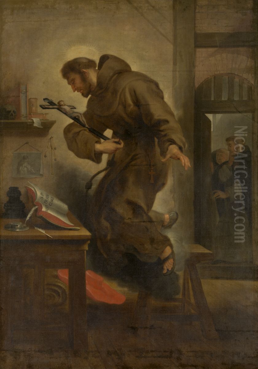 Heilige Bonaventura van Lyon in extase Oil Painting by Abraham van Diepenbeeck