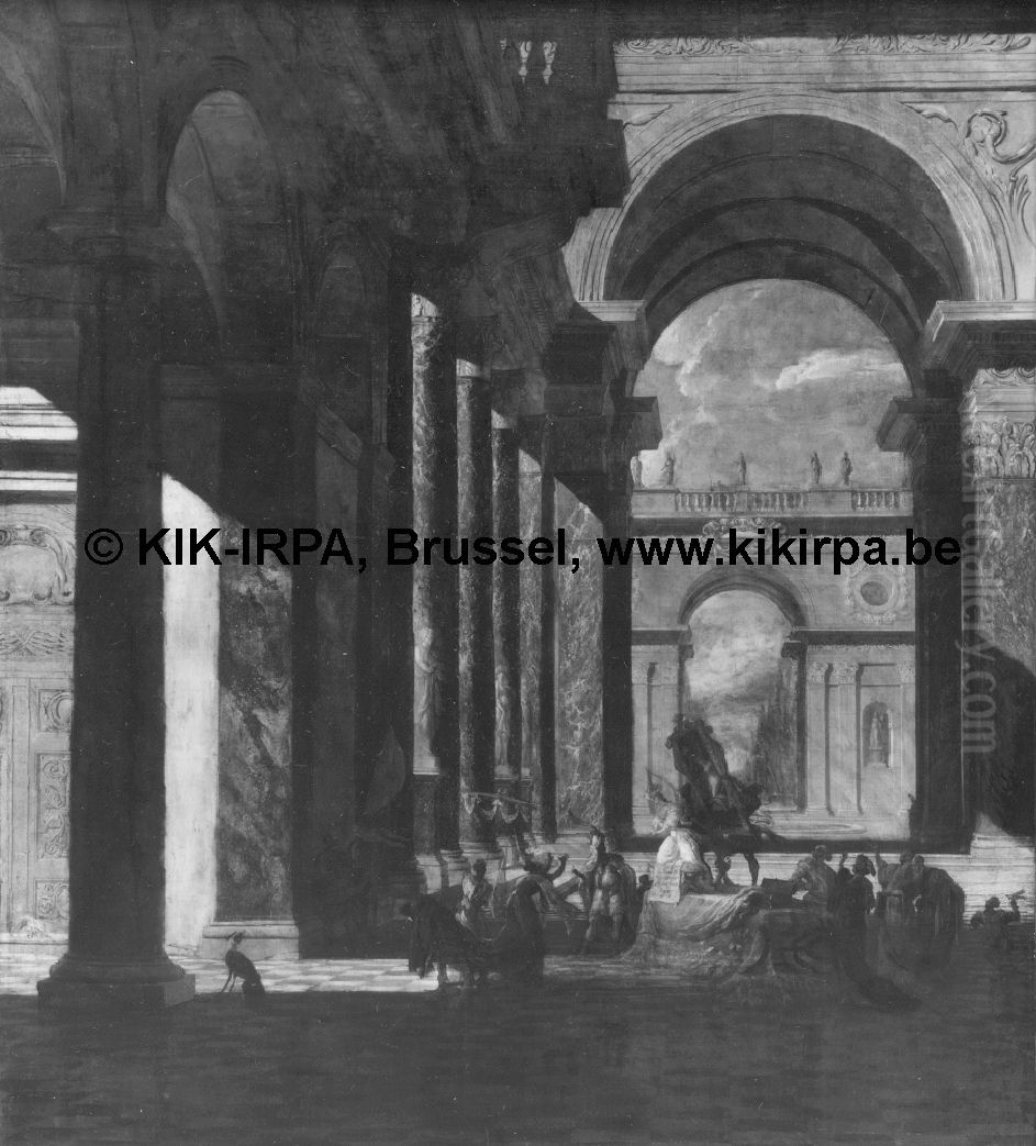 Chariclea recognized by her parents (Heliodorus, Aethiopica) Oil Painting by Wilhelm Schubert van Ehrenberg