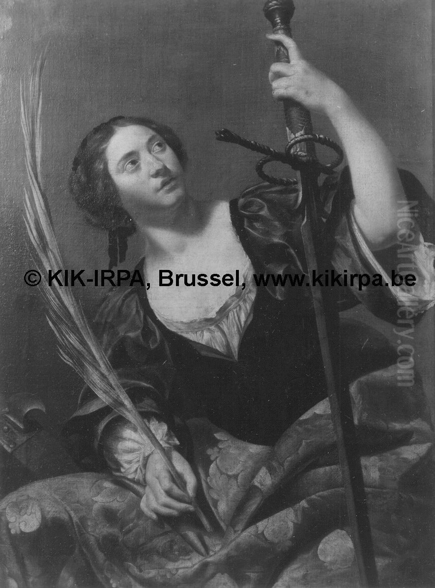 Heilige Catharina van Alexandrie Oil Painting by Pieter van Lint