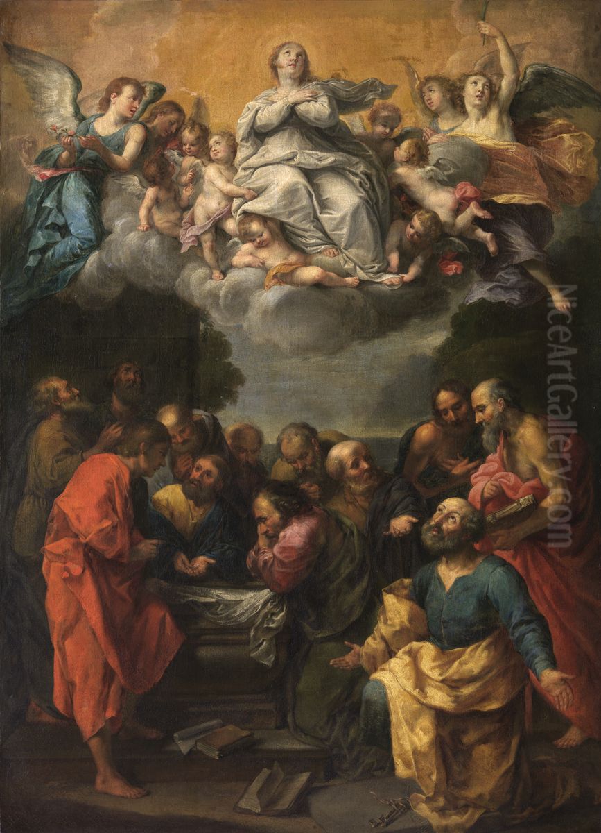 The Assumption of Mary Oil Painting by Guido Reni