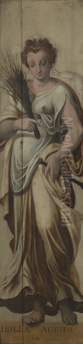 De Sibilla Agrippina Oil Painting by Lambert van Noort