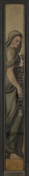 Sibyl with Chalice Oil Painting by Lambert van Noort