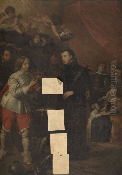 Saint Louis of Gonzaga Oil Painting by Gerard Seghers