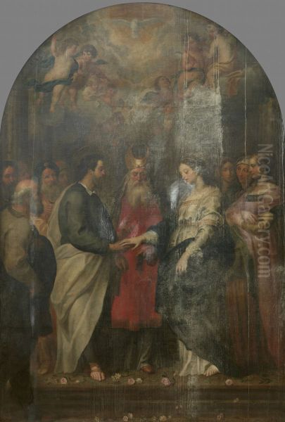 Marriage of Mary Oil Painting by Gerard Seghers