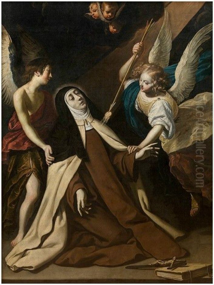 Ecstasy of Saint Teresa Oil Painting by Gerard Seghers