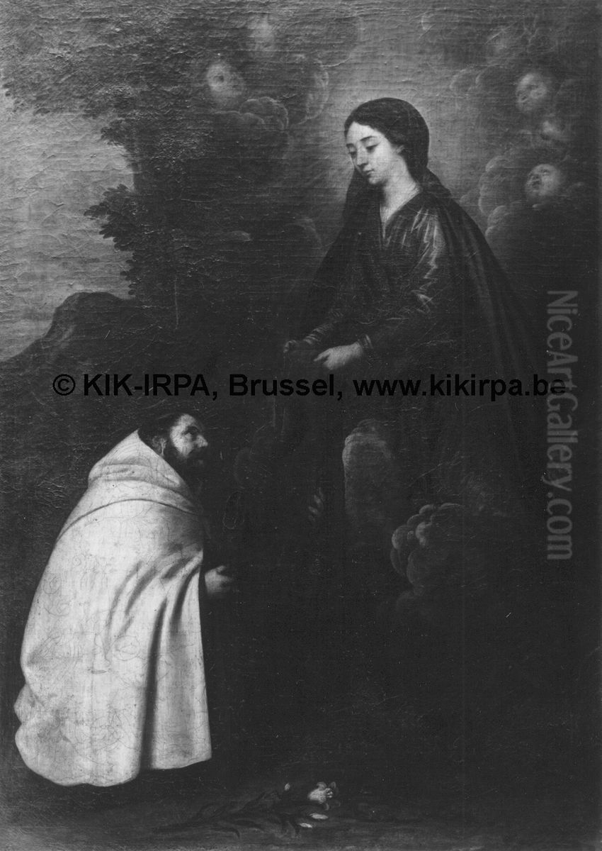 Mary with Scapulier Oil Painting by Gerard Seghers