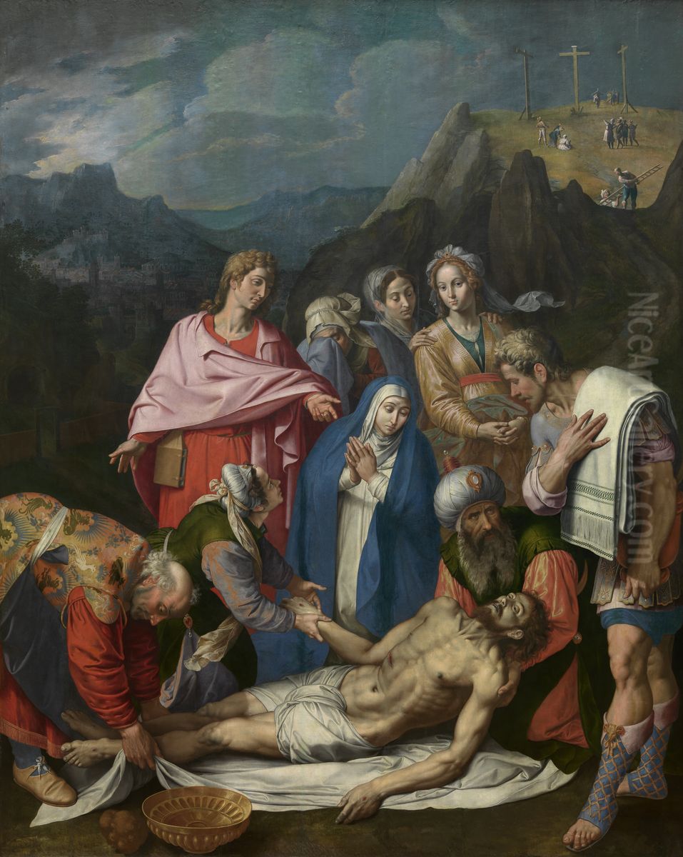 The Lamentation Oil Painting by Ambrosius Francken I