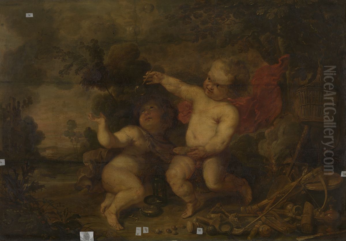 Vanitas Oil Painting by Frans Wouters
