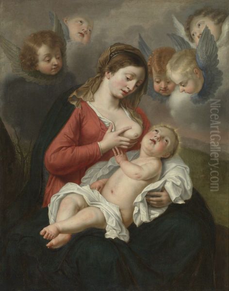 Deipara Virgo Oil Painting by Theodoor van Thulden