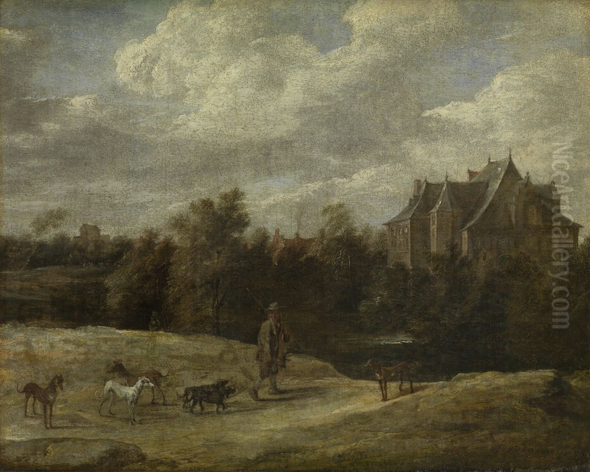 Terugkeer van de jacht Oil Painting by David Teniers the Younger