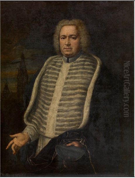 Kanoniker Oil Painting by Erasmus Quellinus II