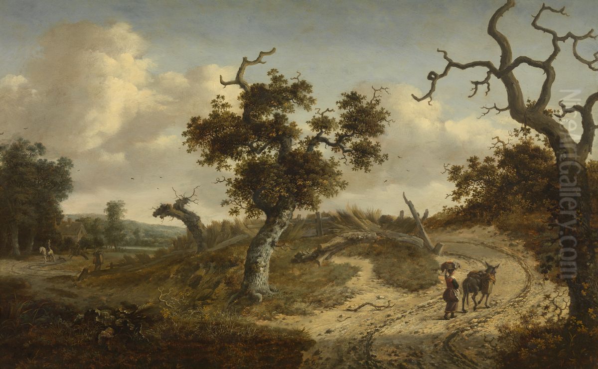 Landscape Oil Painting by Jan Wijnants