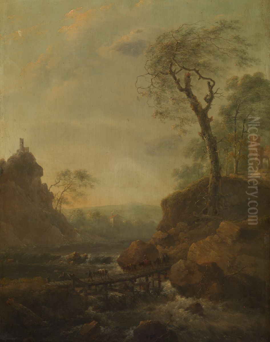 Landscape Oil Painting by Adam Pynacker