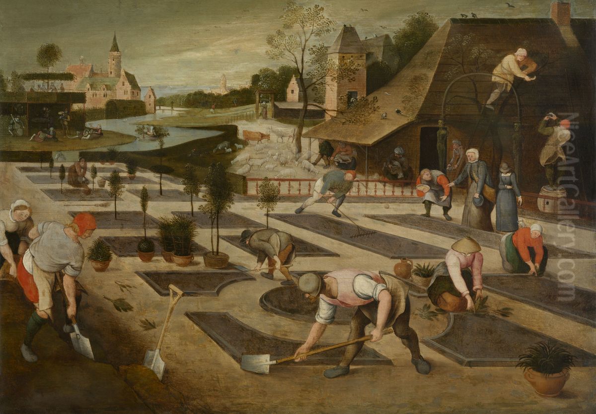 Lente Oil Painting by Abel Grimmer