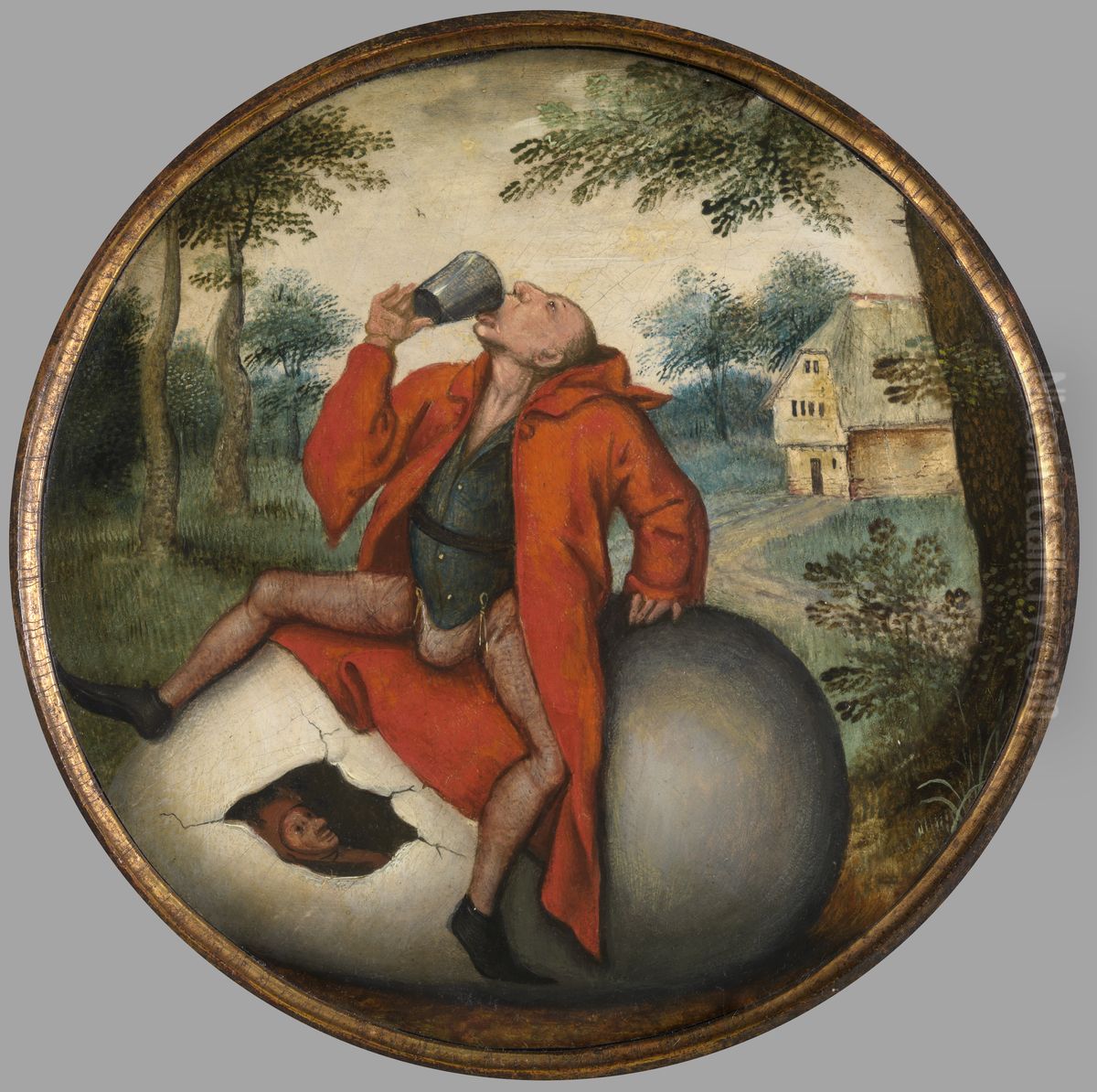Vlaams spreekwoord Oil Painting by Pieter Brueghel the Younger