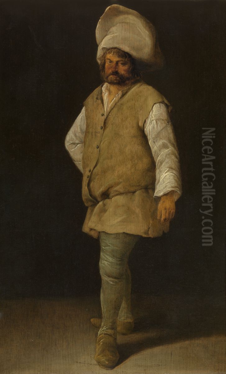 A Porter Oil Painting by Adriaen Brouwer