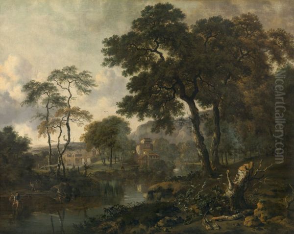 Landscape Oil Painting by Jan Wijnants