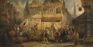 Intrede van de hertog van Anjou in Antwerpen