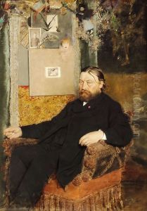 Portrait of the composer Peter Benoit