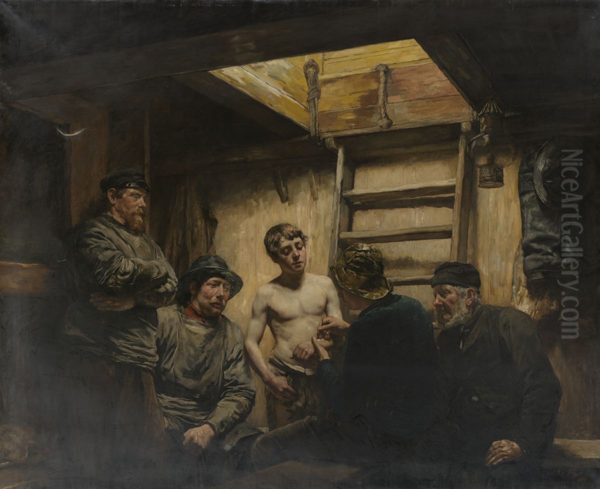 The Seal of the Sailor Oil Painting by Piet Verhaert