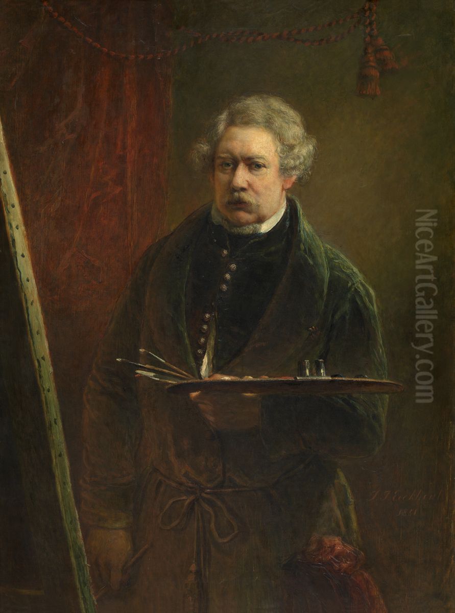 Zelfportret Oil Painting by Jacobus Josephus Eeckhout