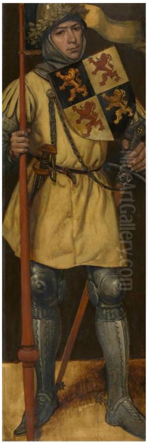 John I, Duke of Brabant Oil Painting by Jan August Hendrik Leys