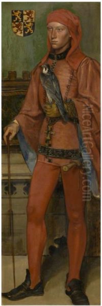 John III, Duke of Brabant Oil Painting by Jan August Hendrik Leys