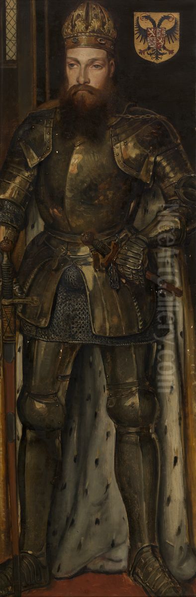 Sigismund, Holy Roman Emperor, 1415 Oil Painting by Jan August Hendrik Leys