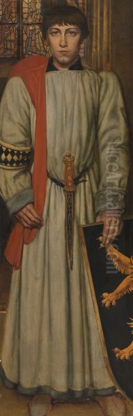 Henry VII, Holy Roman Emperor, 1309 Oil Painting by Jan August Hendrik Leys
