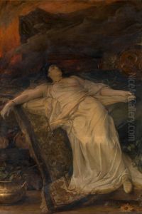 Polyxena op Achilles' brandstapel