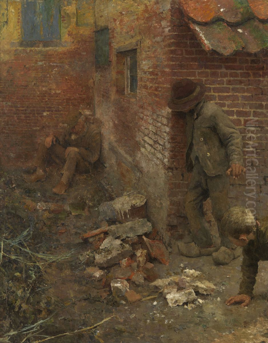 The Idiot Oil Painting by Evert Larock